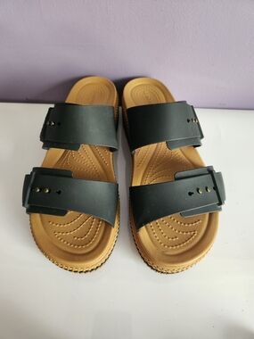 Crocs Brooklyn Woven Wedge Sandals